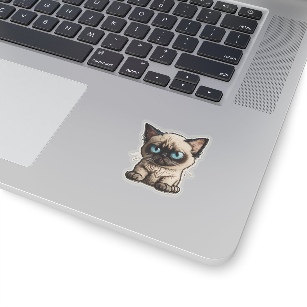 Kiss-Cut Sticker of cute funny siamise cat kitten  for your collection