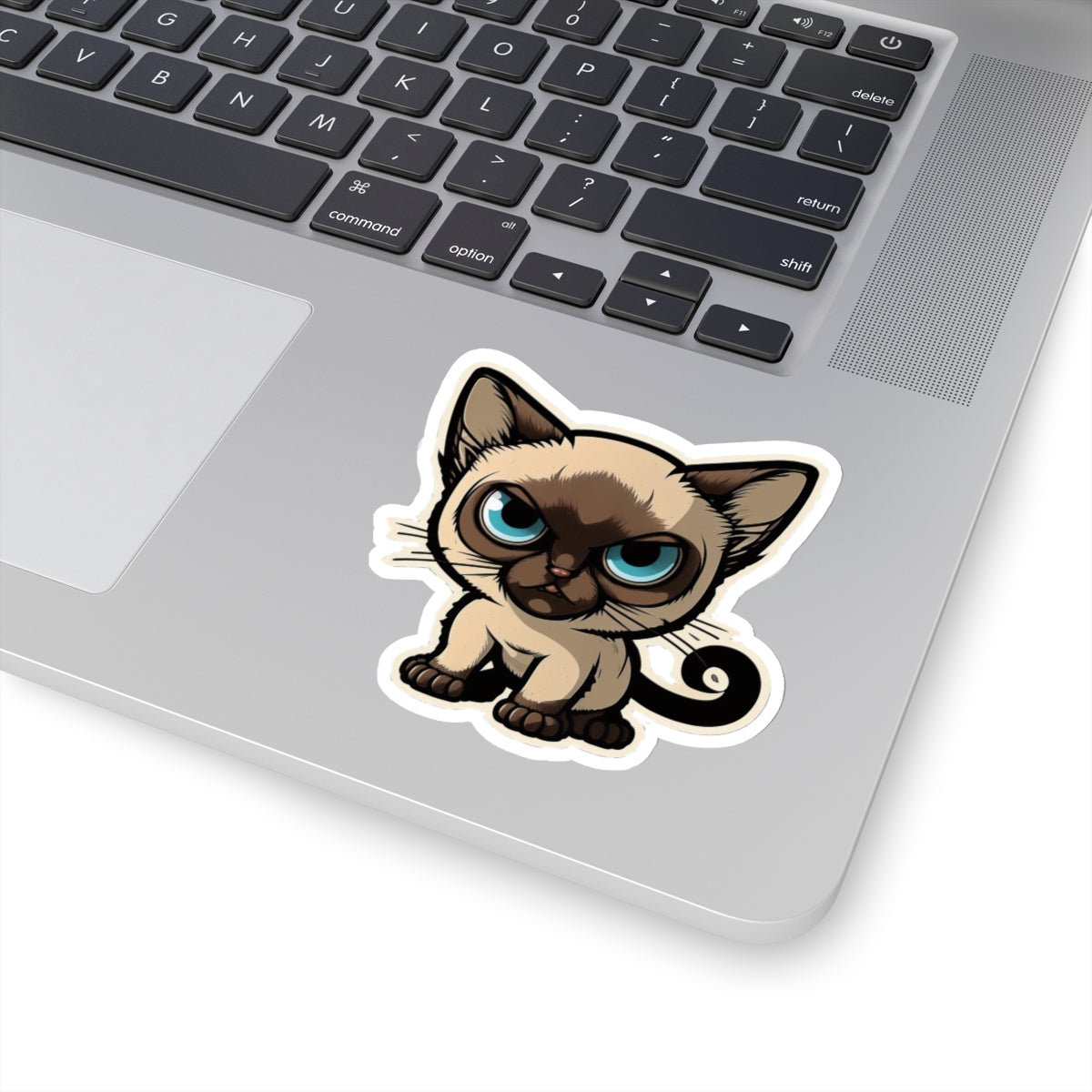 Kiss-Cut Sticker of cute funny siamise cat kitten  for your collection