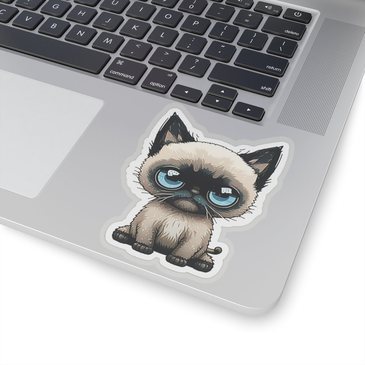 Kiss-Cut Sticker of cute funny siamise cat kitten  for your collection
