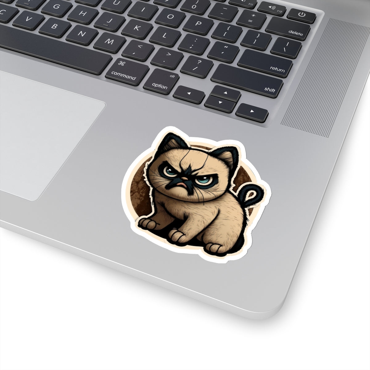 Kiss-Cut Sticker of cute funny siamise cat kitten  for your collection