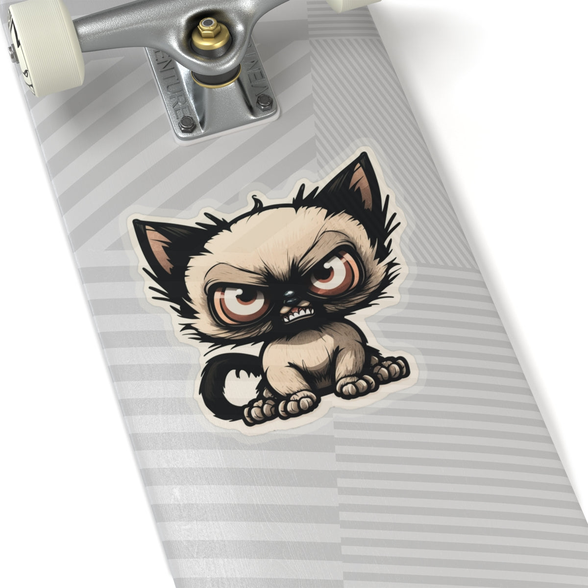 Kiss-Cut Sticker of cute funny siamise cat kitten  for your collection