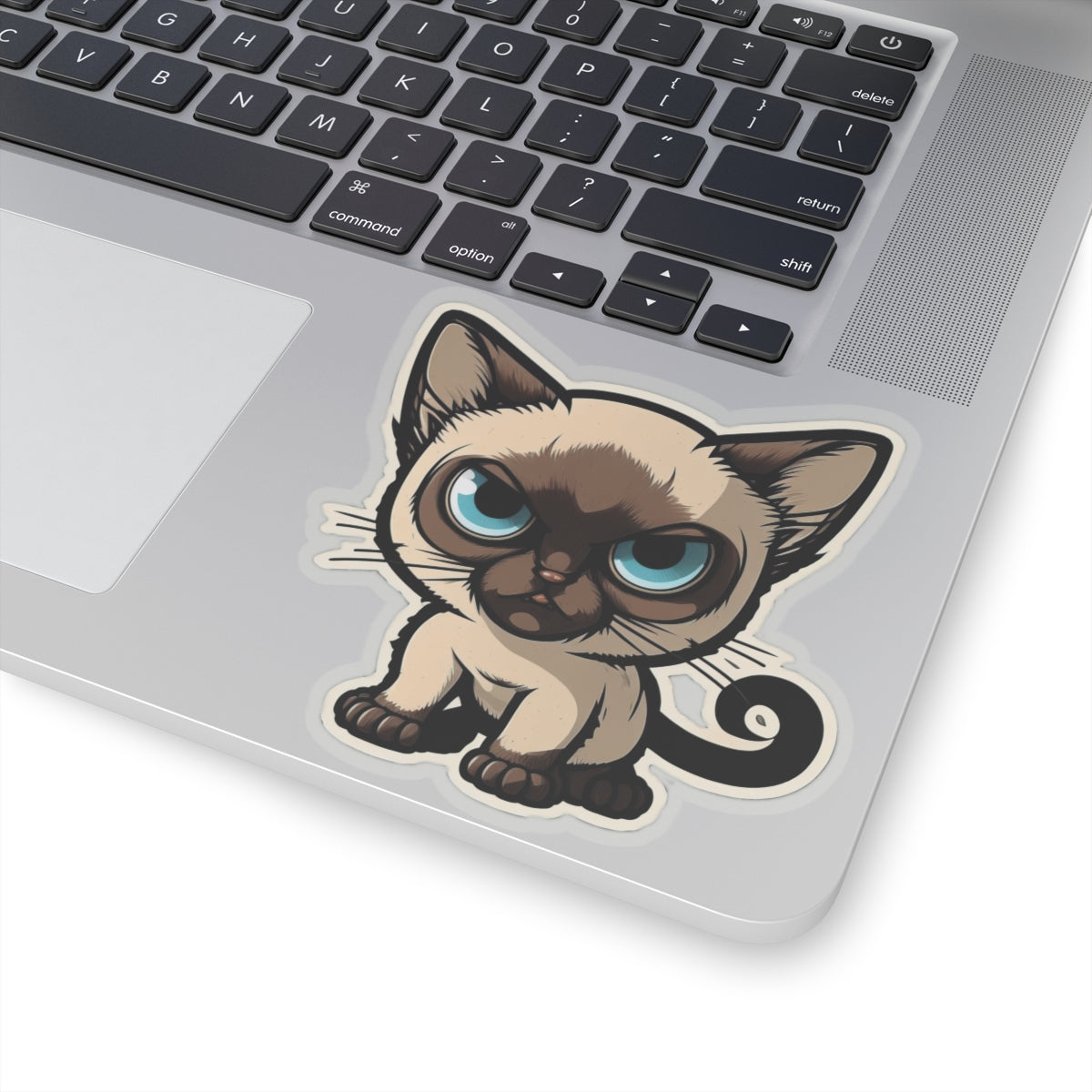Kiss-Cut Sticker of cute funny siamise cat kitten  for your collection