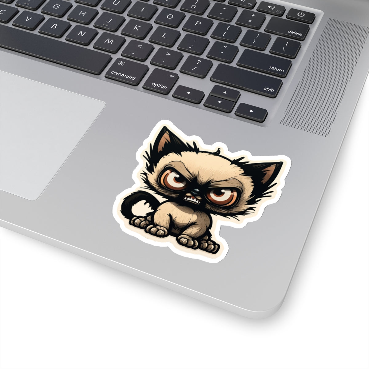 Kiss-Cut Sticker of cute funny siamise cat kitten  for your collection