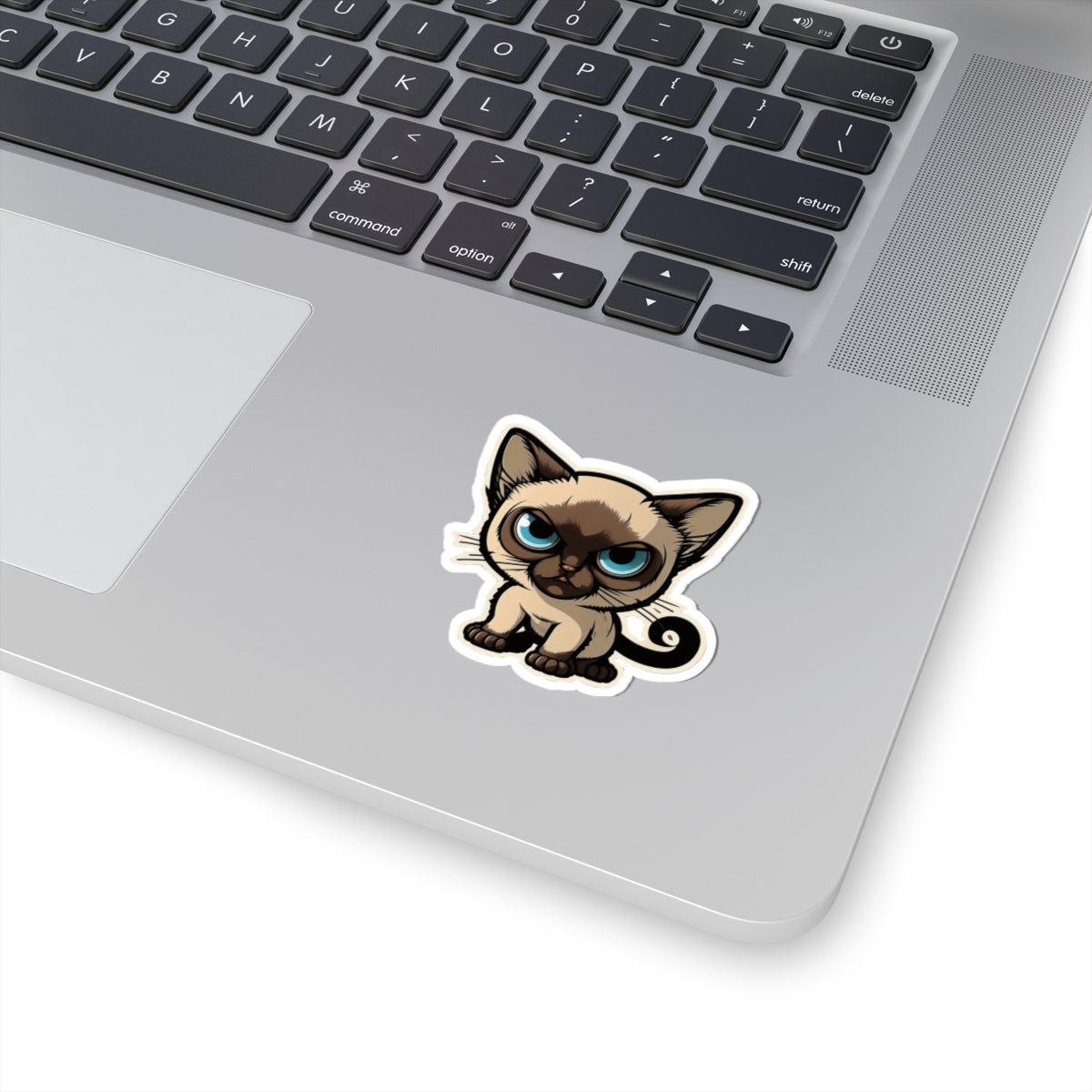 Kiss-Cut Sticker of cute funny siamise cat kitten  for your collection