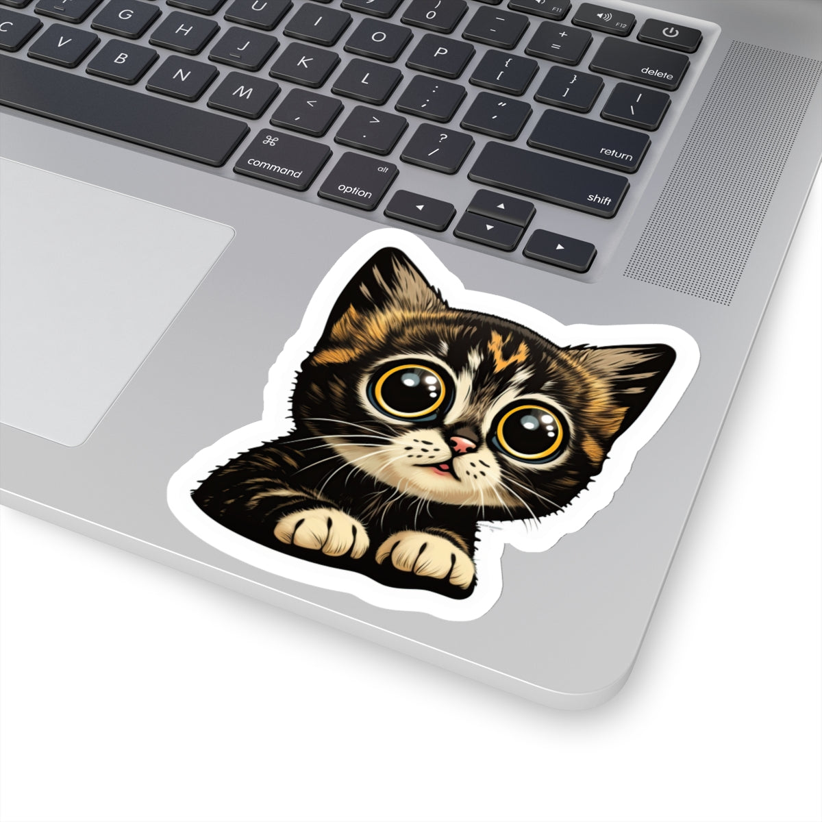 Kiss-Cut Sticker of cute funny cat kitten  for your collection